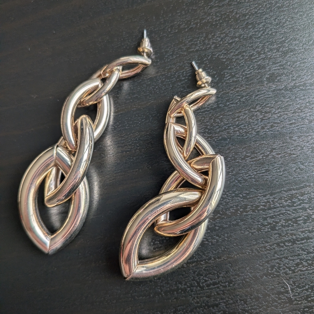 Chain Earrings Costume Jewelry